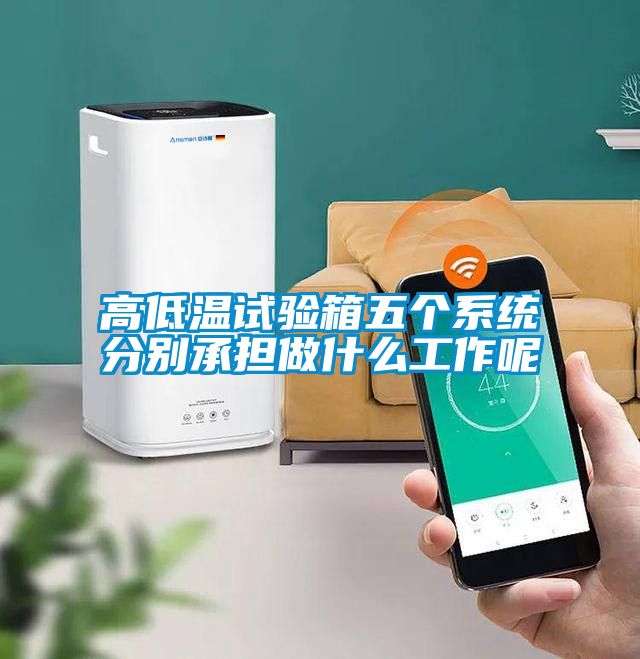 高低溫試驗箱五個系統(tǒng)分別承擔做什么工作呢